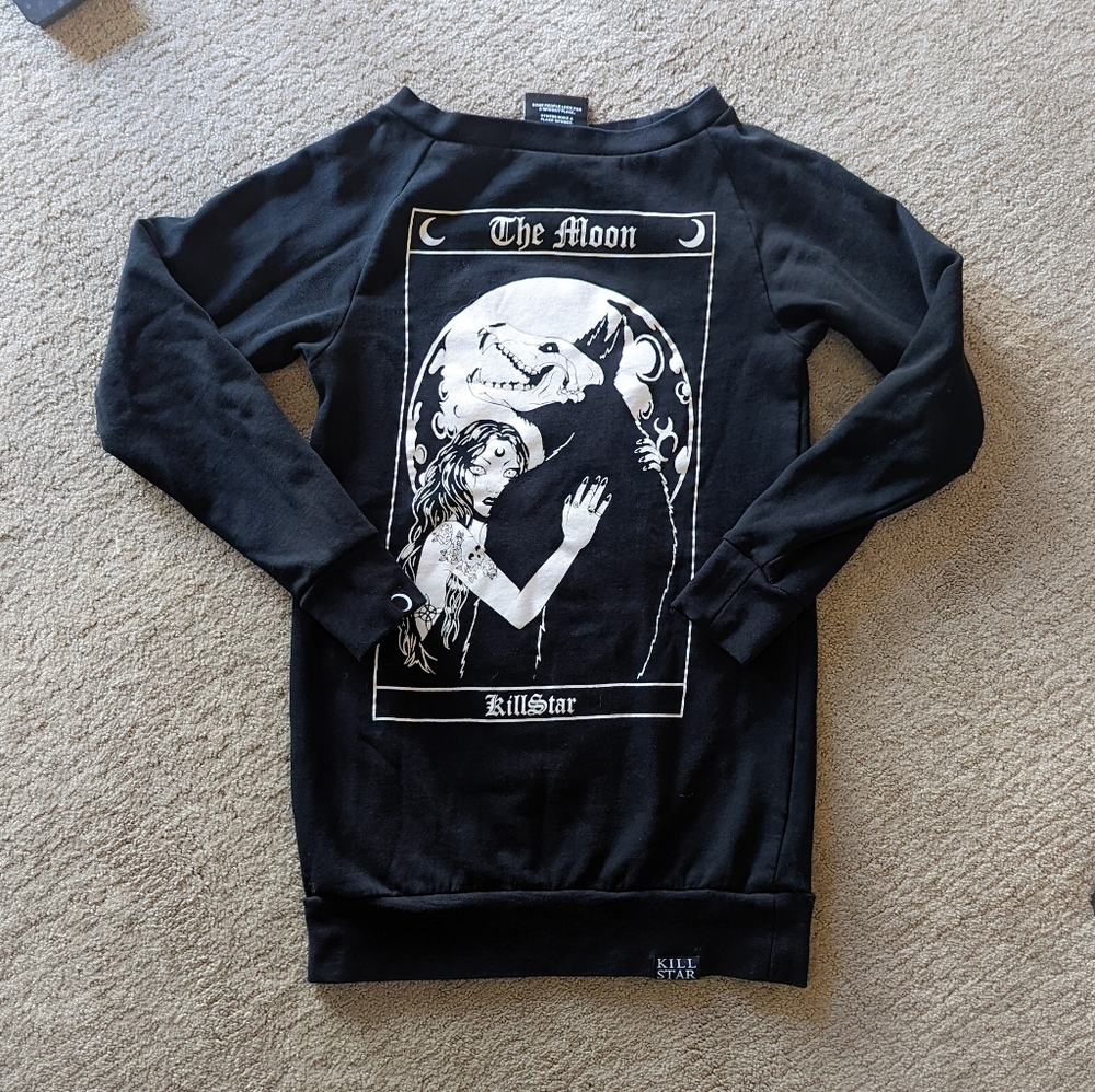 Killstar Wolf Moon Pullover Sweater 💫 HOST PICK - Picture 6 of 8